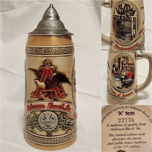 Anheuser Busch  The King of Beers Budweiser K Series Collectible Stein